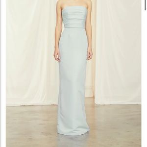 Amsale Ice Blue Sonia Bridesmaid Dress!!